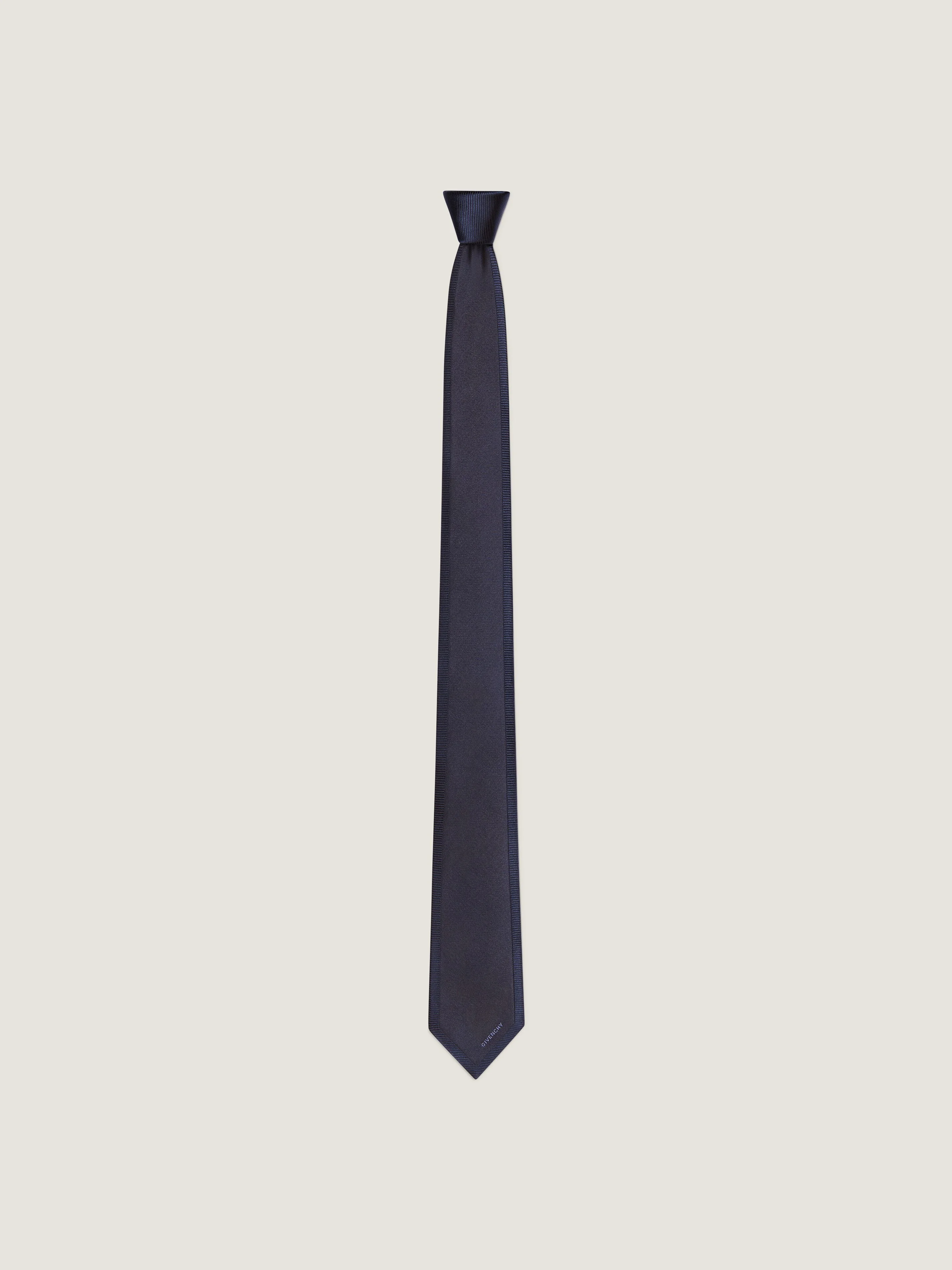 GIVENCHY TIE IN SILK WITH JACQUARD DETAIL - 1