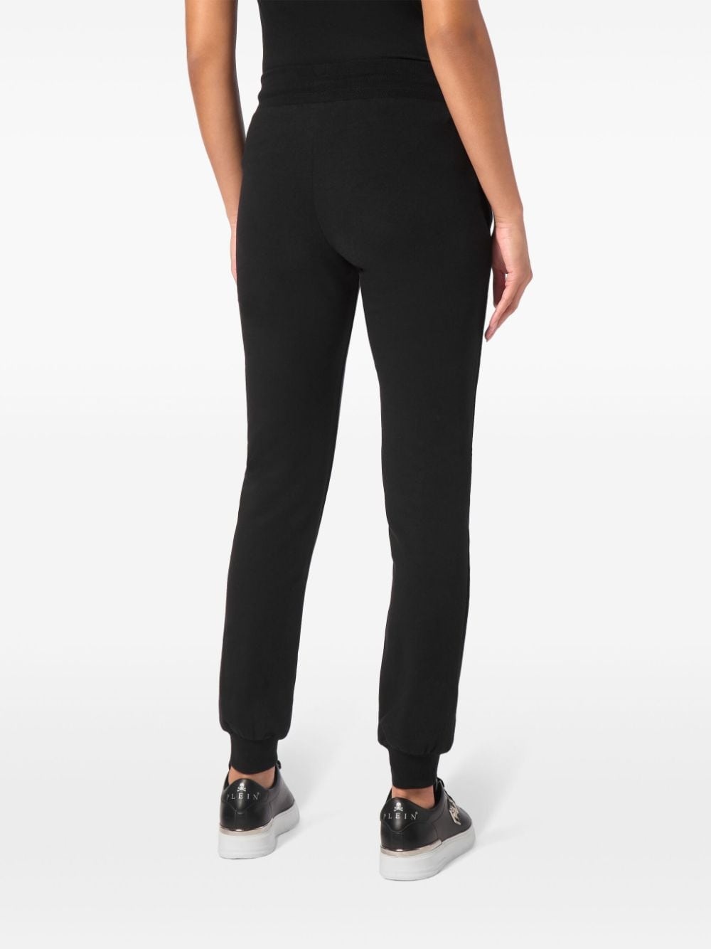 crystal-embellished track pants - 4