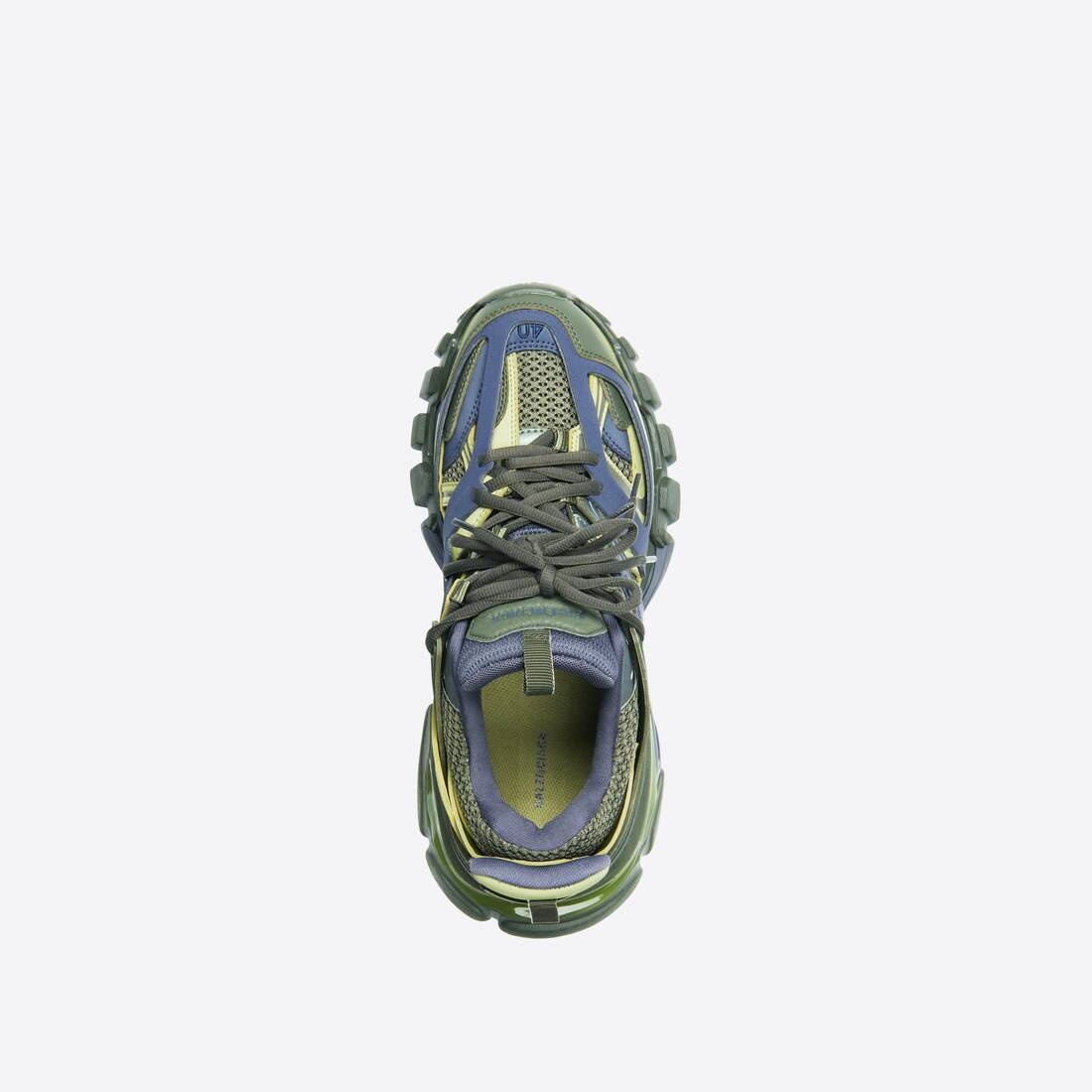 Men's Track Sneaker in Green - 5