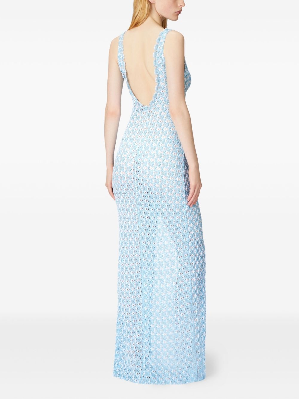 crochet-knit dress - 3