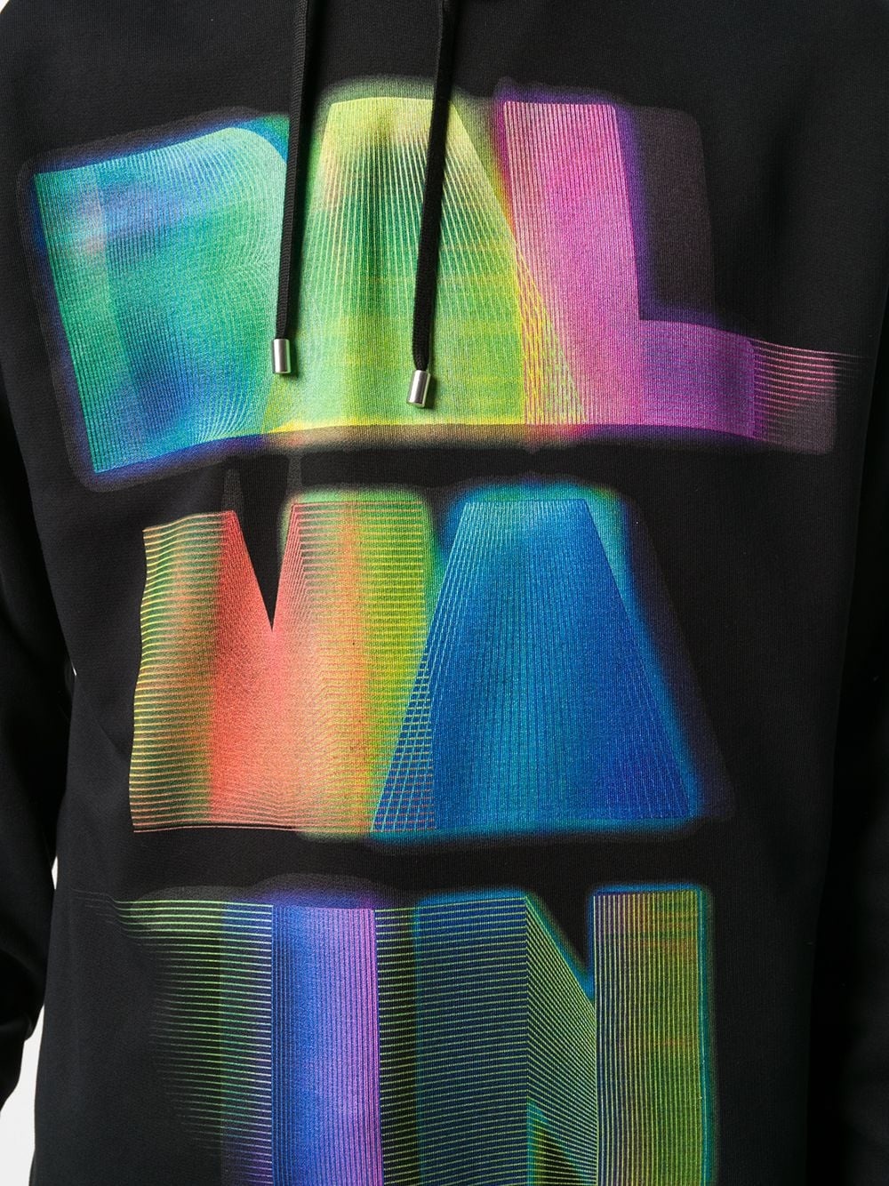 Disco logo print hoodie - 5