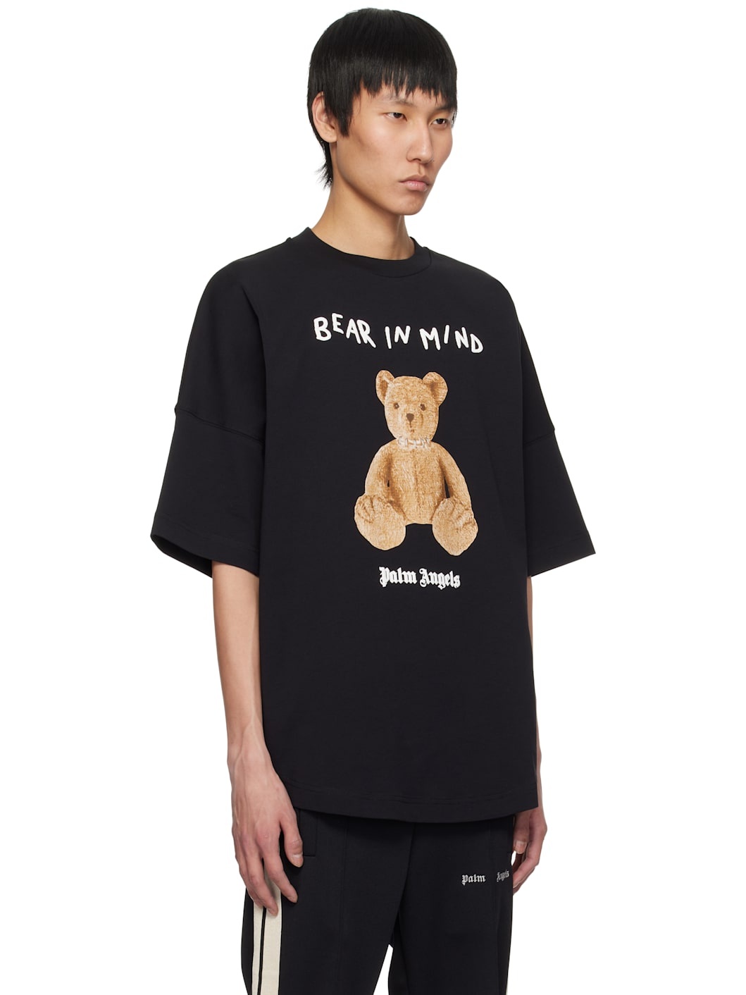 Black 'Bear in Mind' Over T-shirt - 2