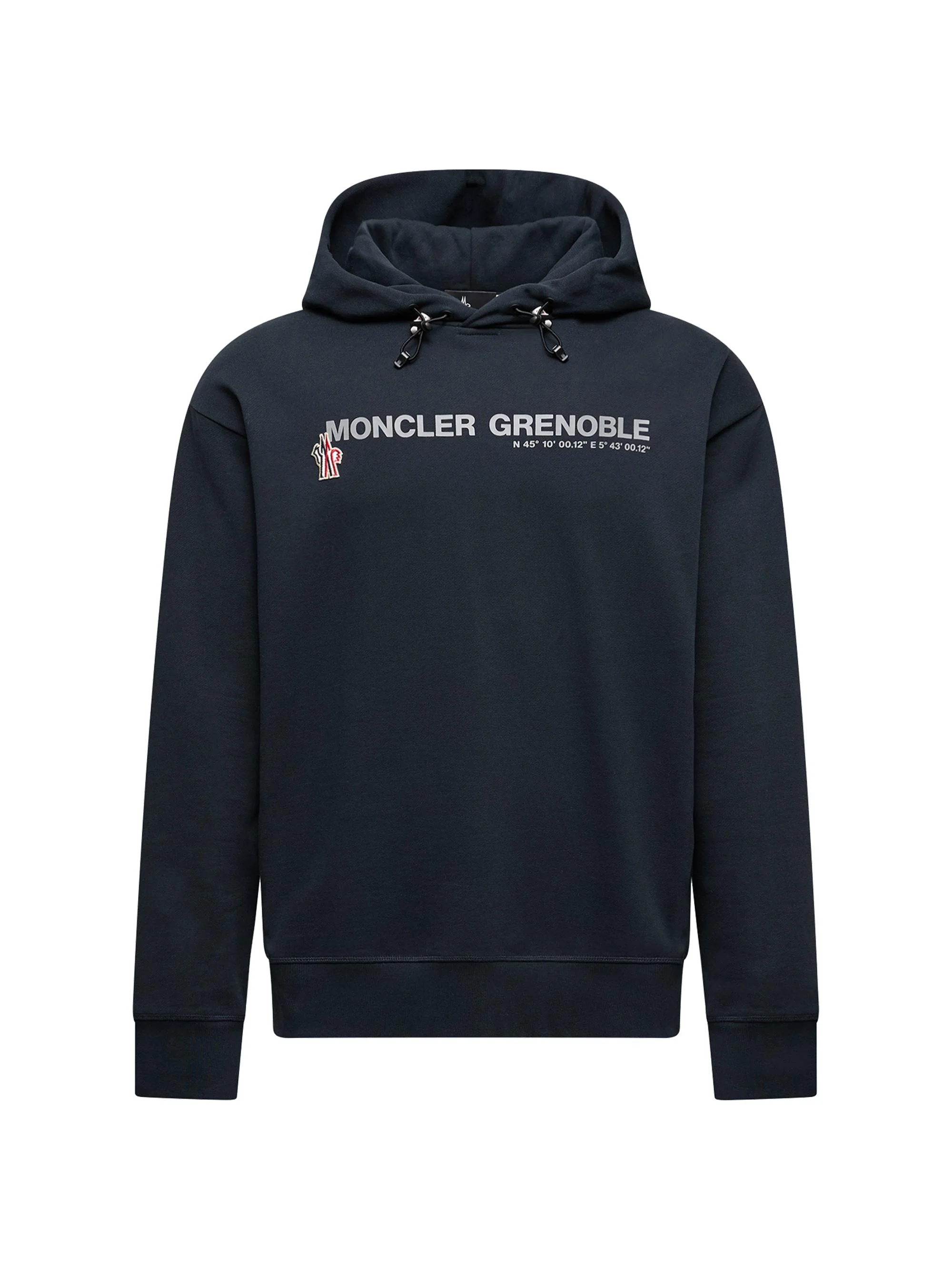 Men's Hoodie in Cotton - Navy Blue - 1