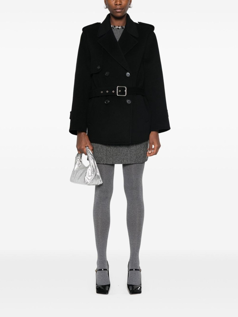 PINKO double-breasted belted coat outlook