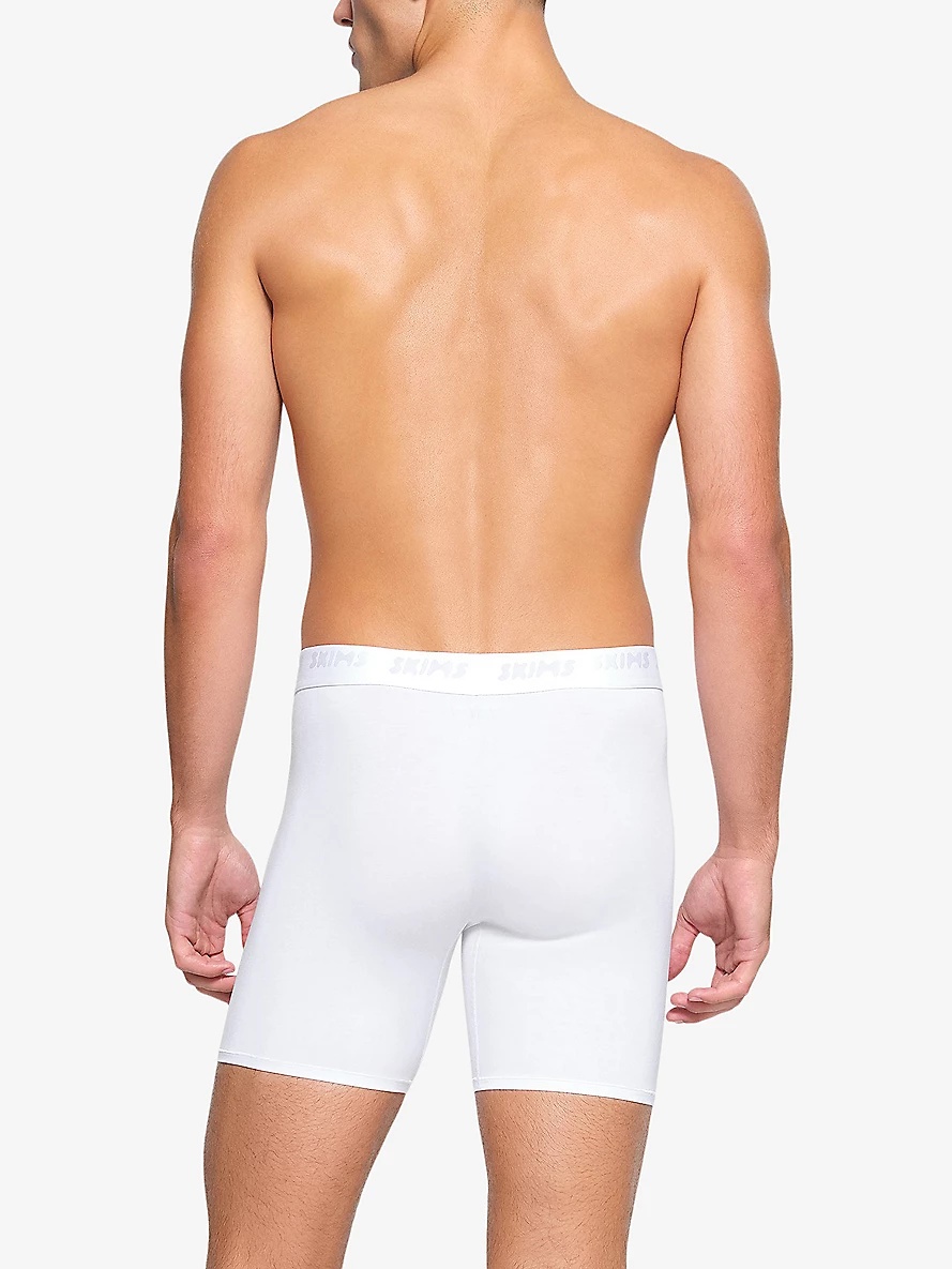 Branded-waistband 5in pack of three stretch-modal boxer briefs - 3