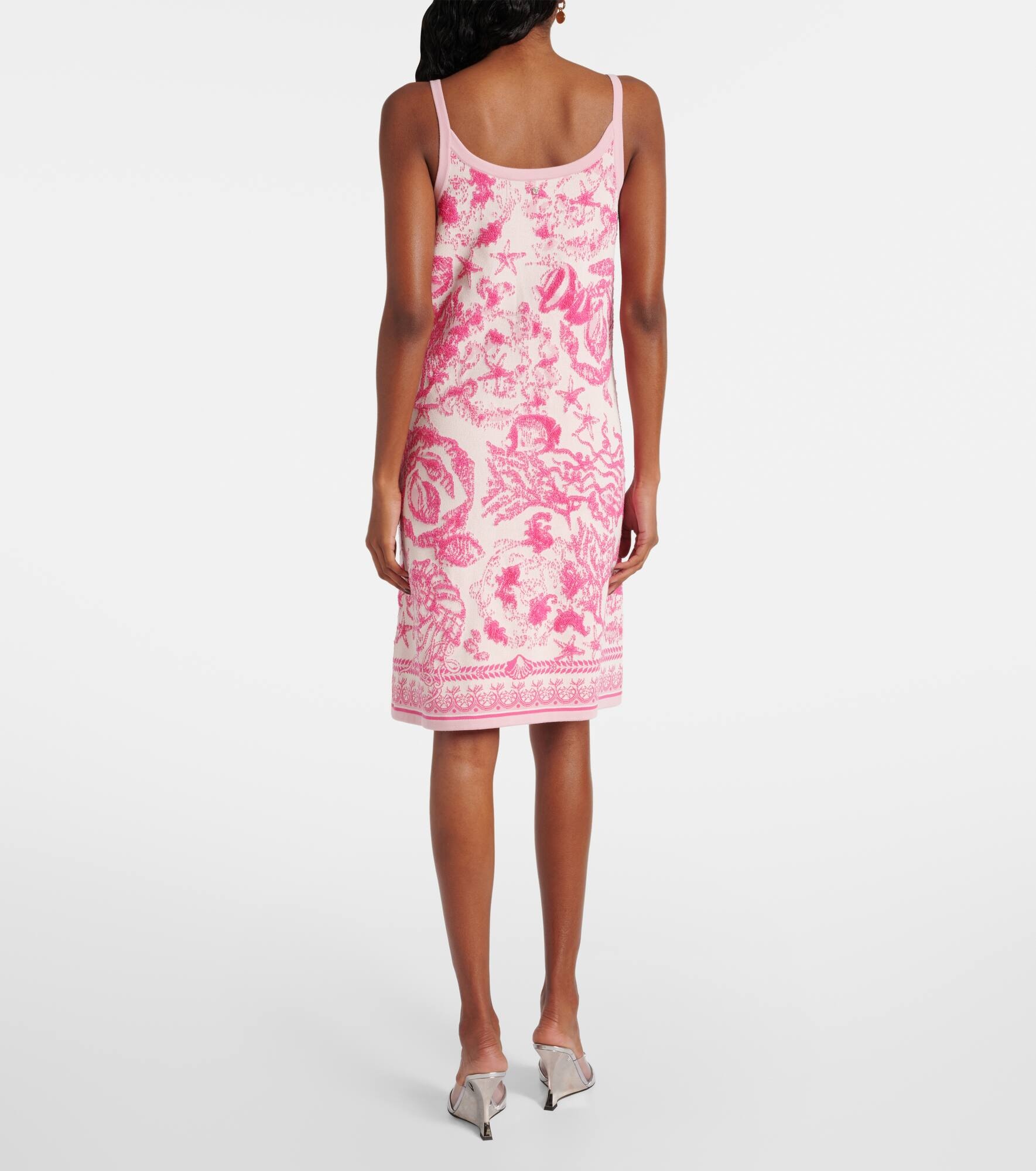 Underwater Barocco terry jacquard minidress - 3