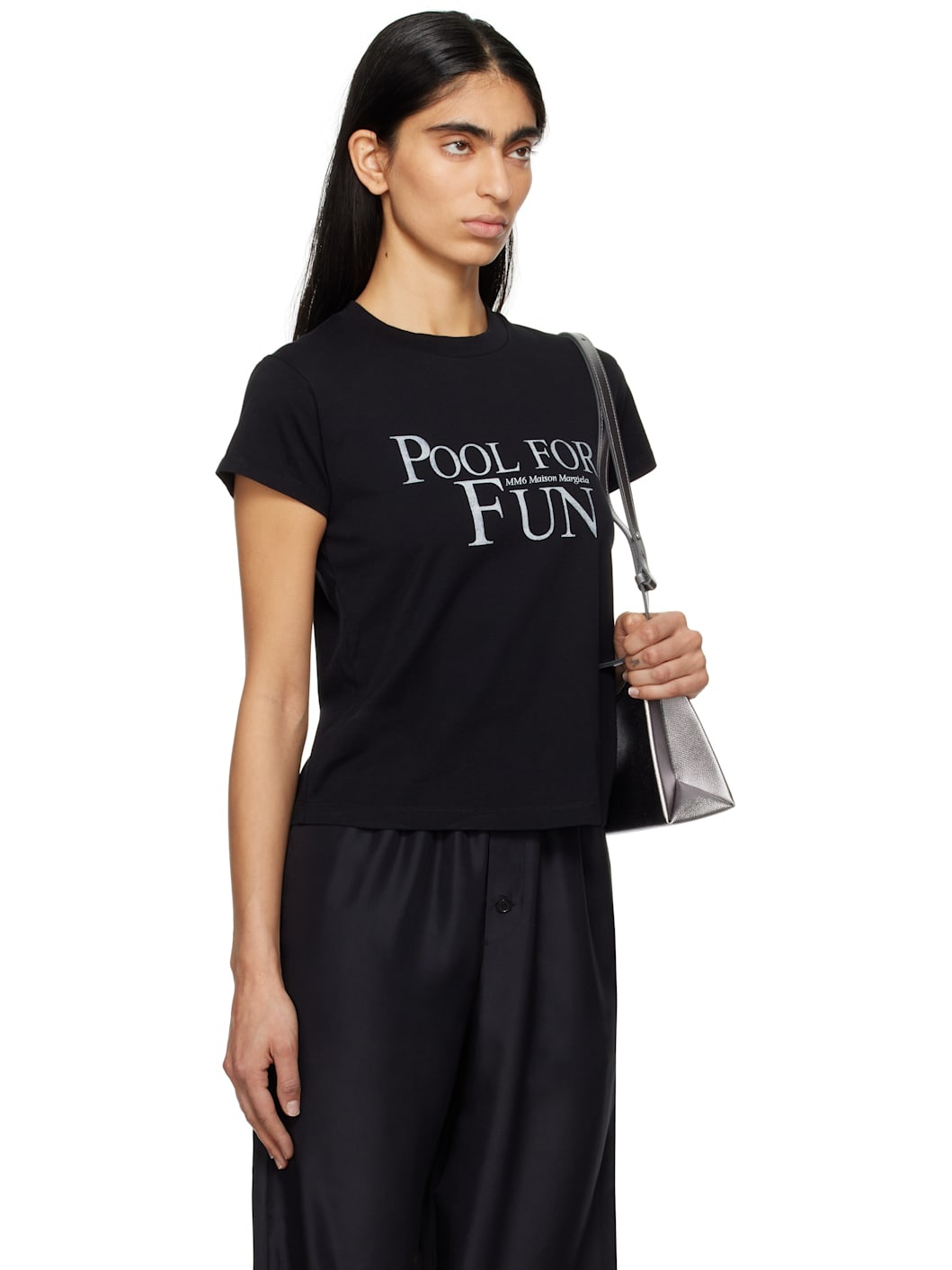Black Pool Print T-shirt - 2