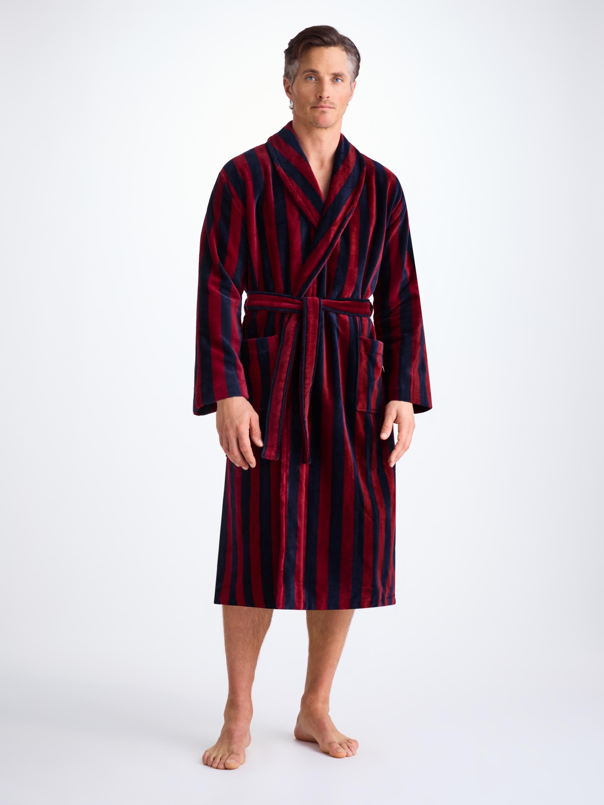 Men's Bathrobe Aston 32 Terry Cotton Multi - 3