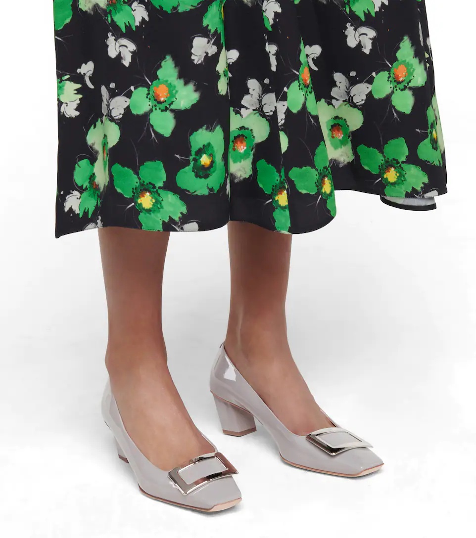 Belle Vivier 45 patent leather pumps - 4