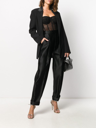 TOM FORD high waisted silk trousers outlook