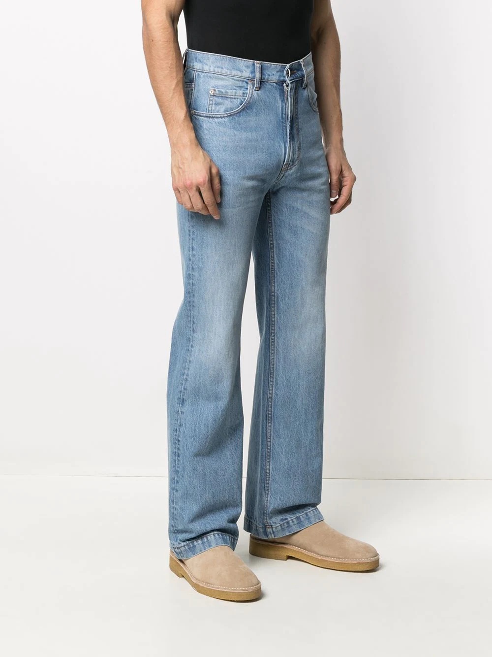 mid-rise bootcut jeans - 3