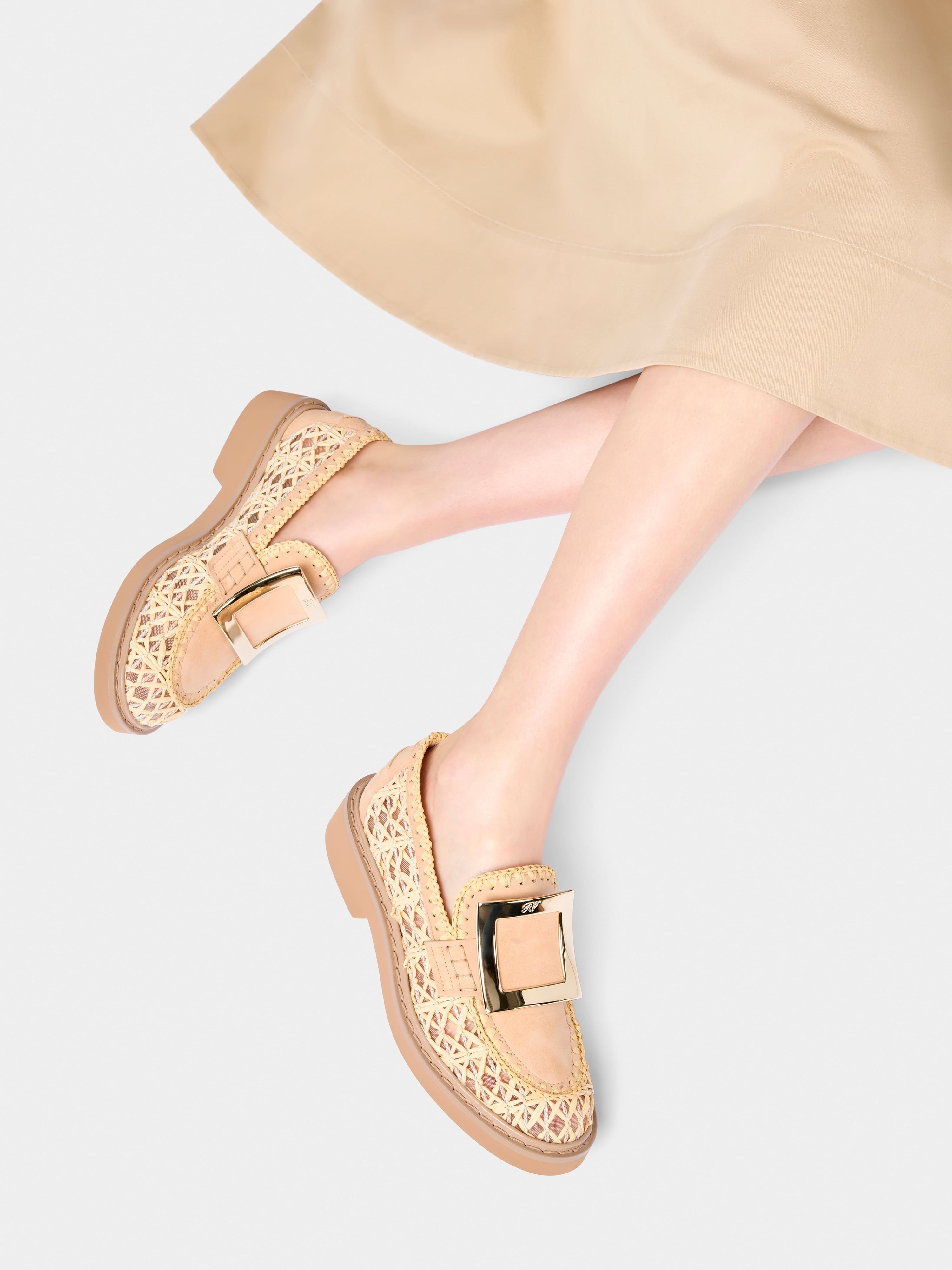 Viv' Rangers Loafers in raffia - 9