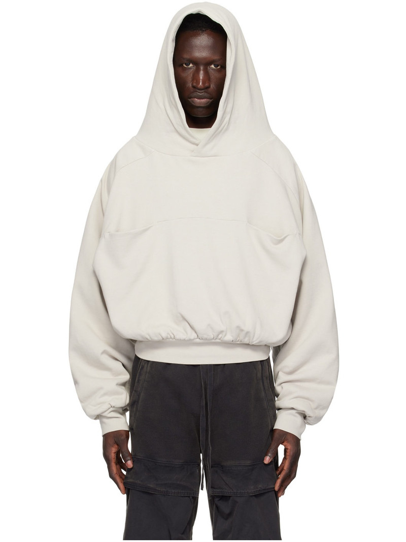 Gray Double Double Hoodie - 1