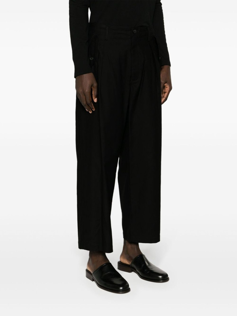 M-Front 1 Tuck cropped trousers 3
