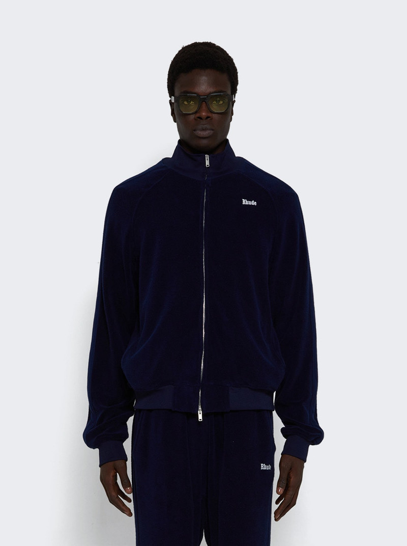 Rhude Hamptons Towel Track Jacket Navy And Navy outlook
