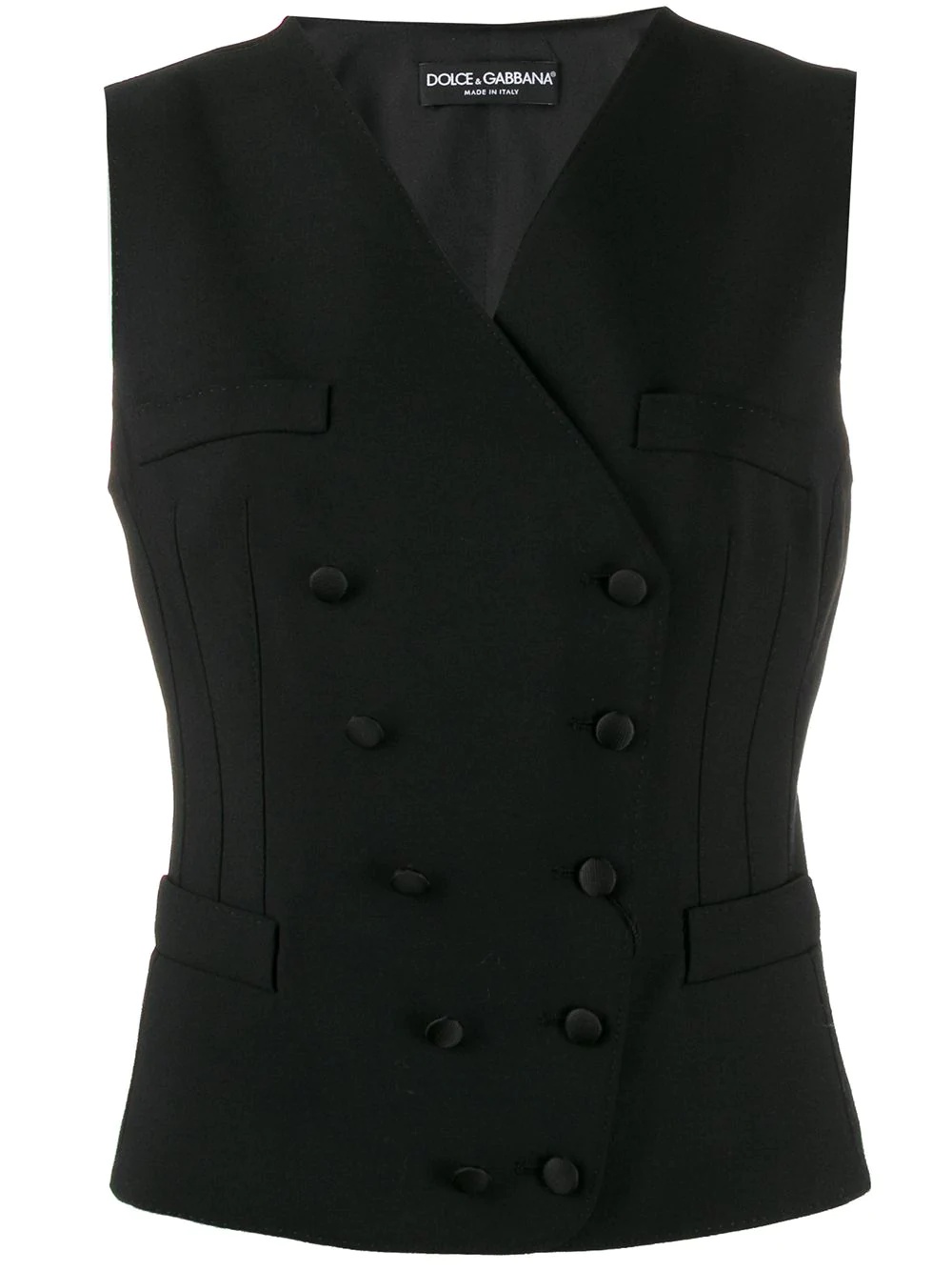 double-breasted waist coat - 1