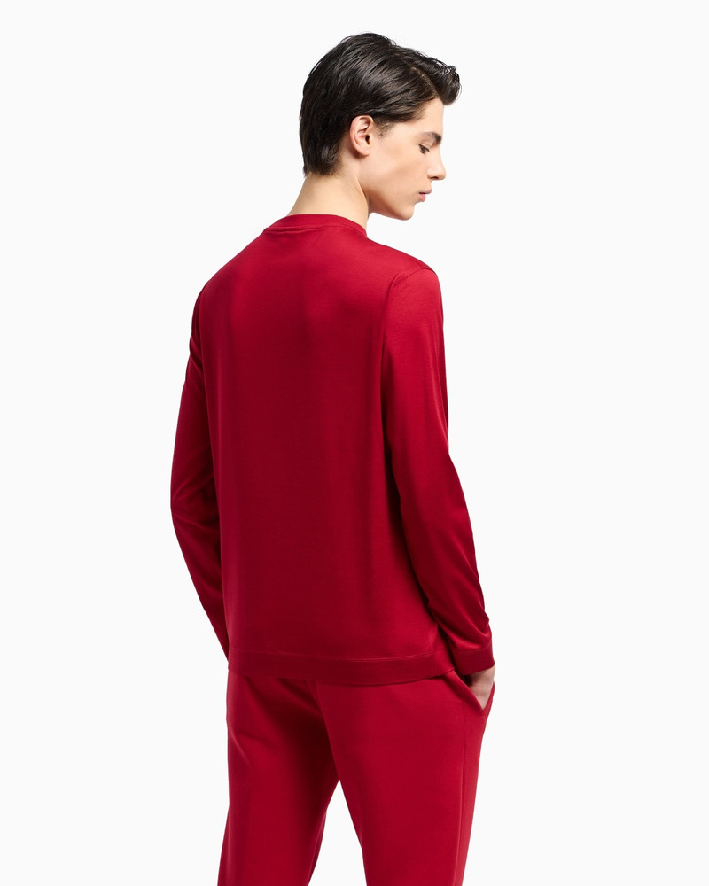 ASV LYOCELL BLEND JERSEY JUMPER WITH LUNAR NEW YEAR EMBROIDERY 3