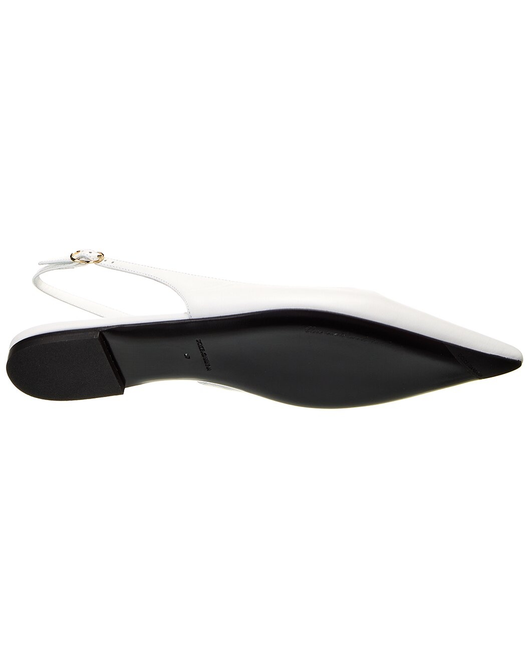 Dolce & Gabbana Leather Slingback Ballet Flat - 4
