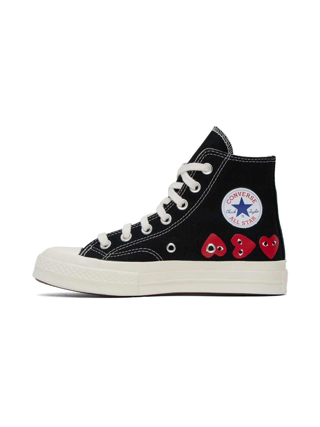 Black Converse Edition Chuck 70 Multi Heart Sneakers - 3