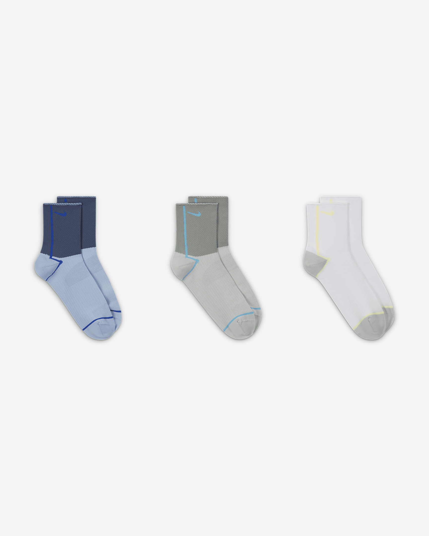 Nike Everyday Plus Lightweight Women's Training Ankle Socks (3 Pairs) - 3