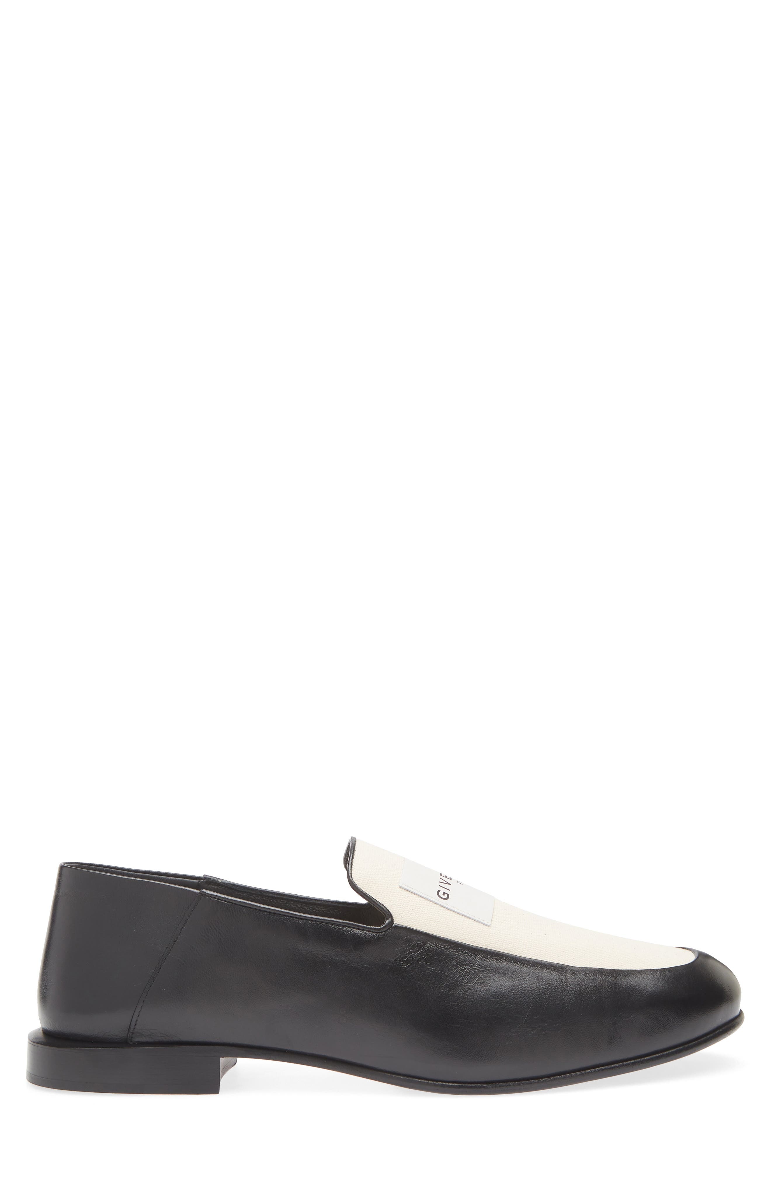 Givenchy Logo Label Convertible Loafer in Black/Natural at Nordstrom - 3