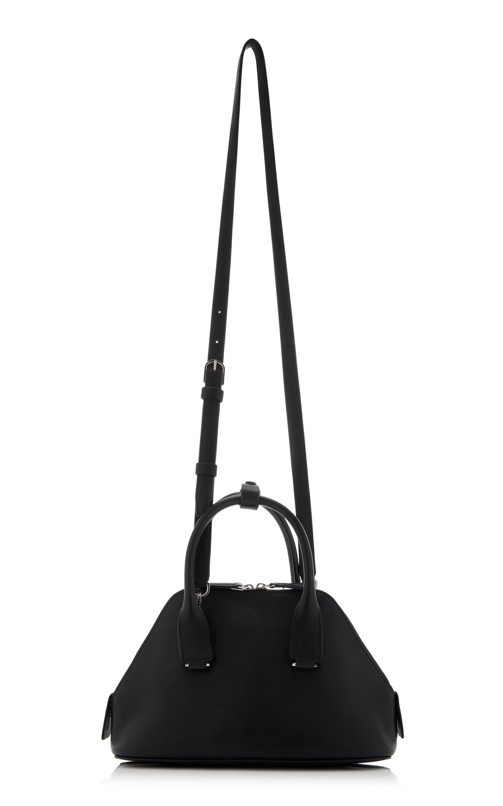 国内配送★関税込【THE ROW】Mini Devon レザーバッグ Devon Mini leather tote bag in black - The Row | Mytheresa