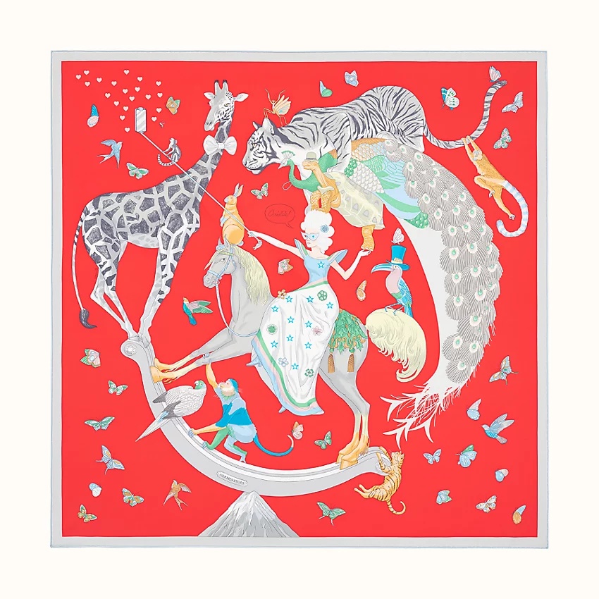 Hermes Story scarf 90 - 1