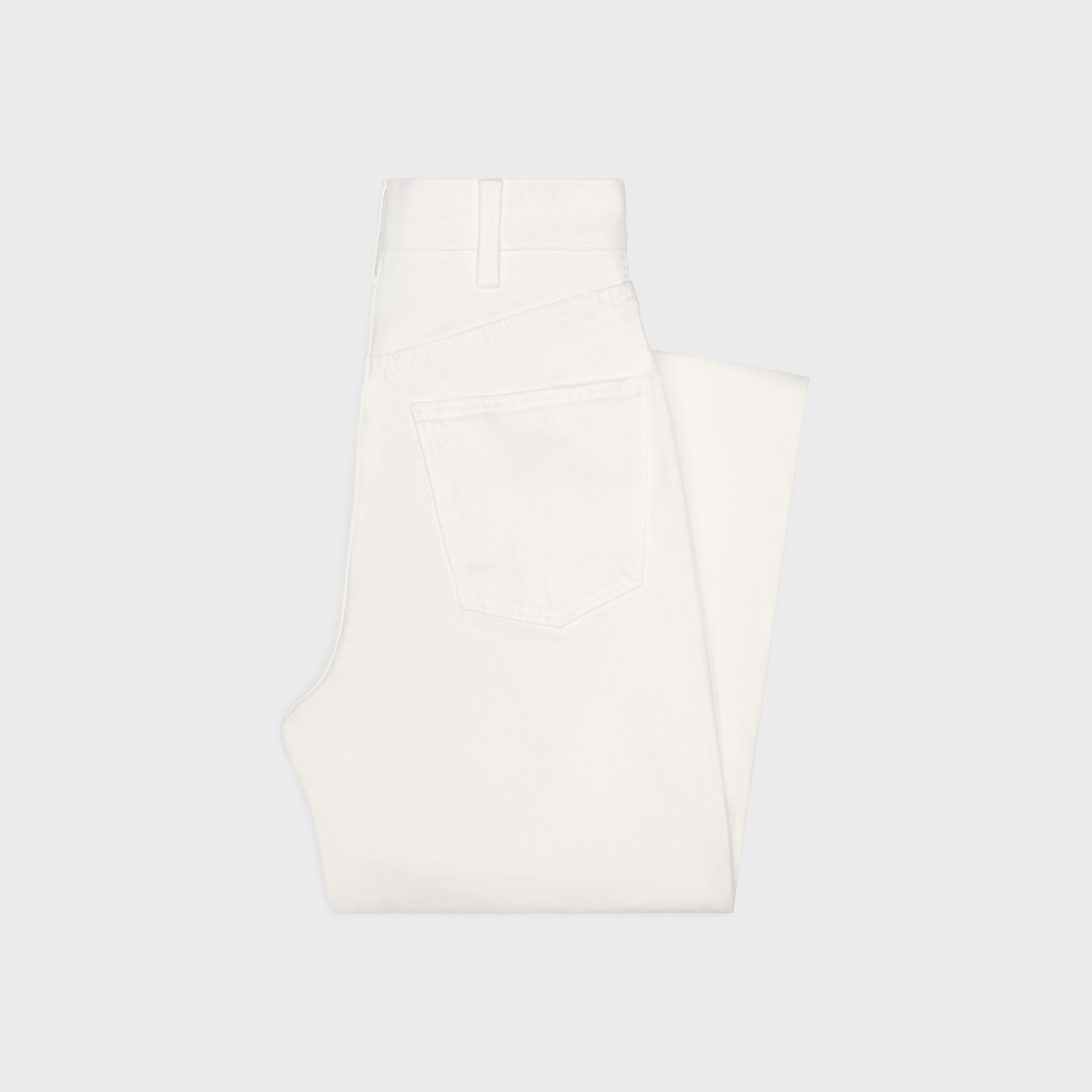 Jane jeans in optic white wash denim - 2