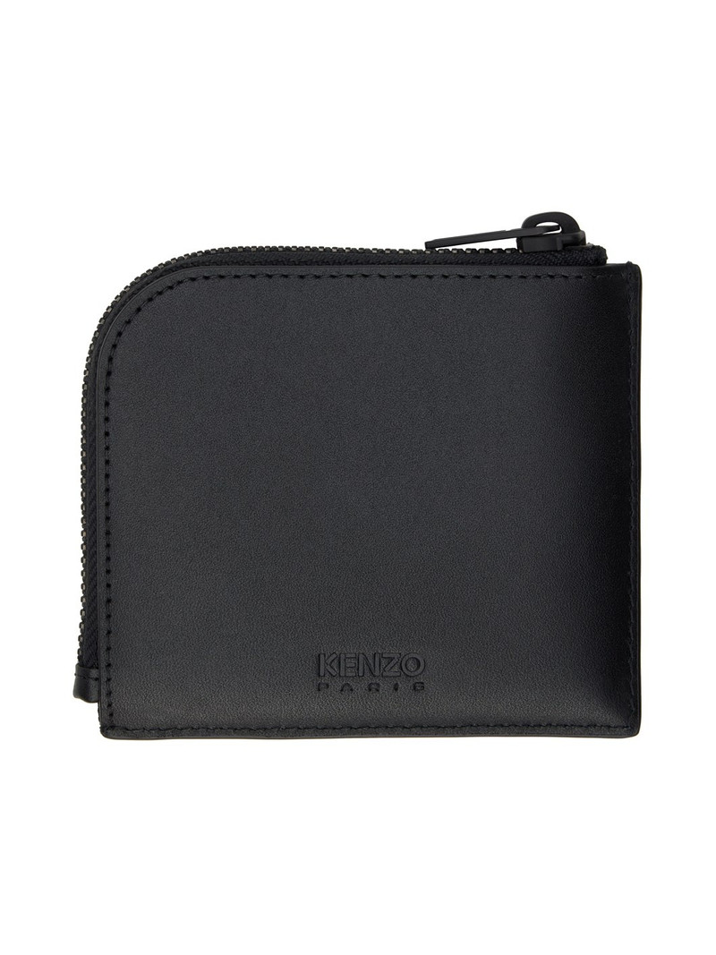 KENZO Black Kenzo Paris Leather Wallet outlook