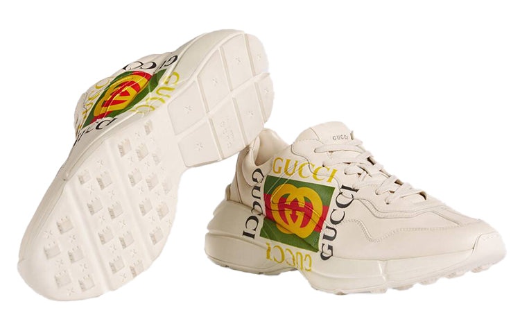 Gucci Rhyton Leather Sneaker 'Vintage Logo' 500878-DRW00-9522 - 5
