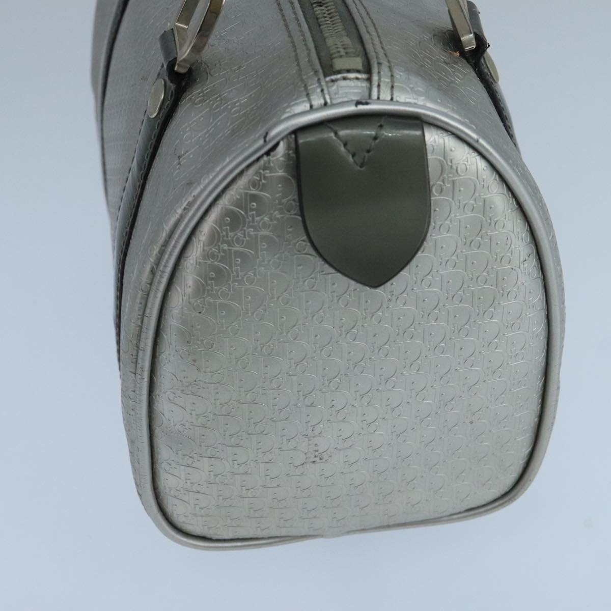 DIOR Trotter Canvas Hand Bag Silver - 5