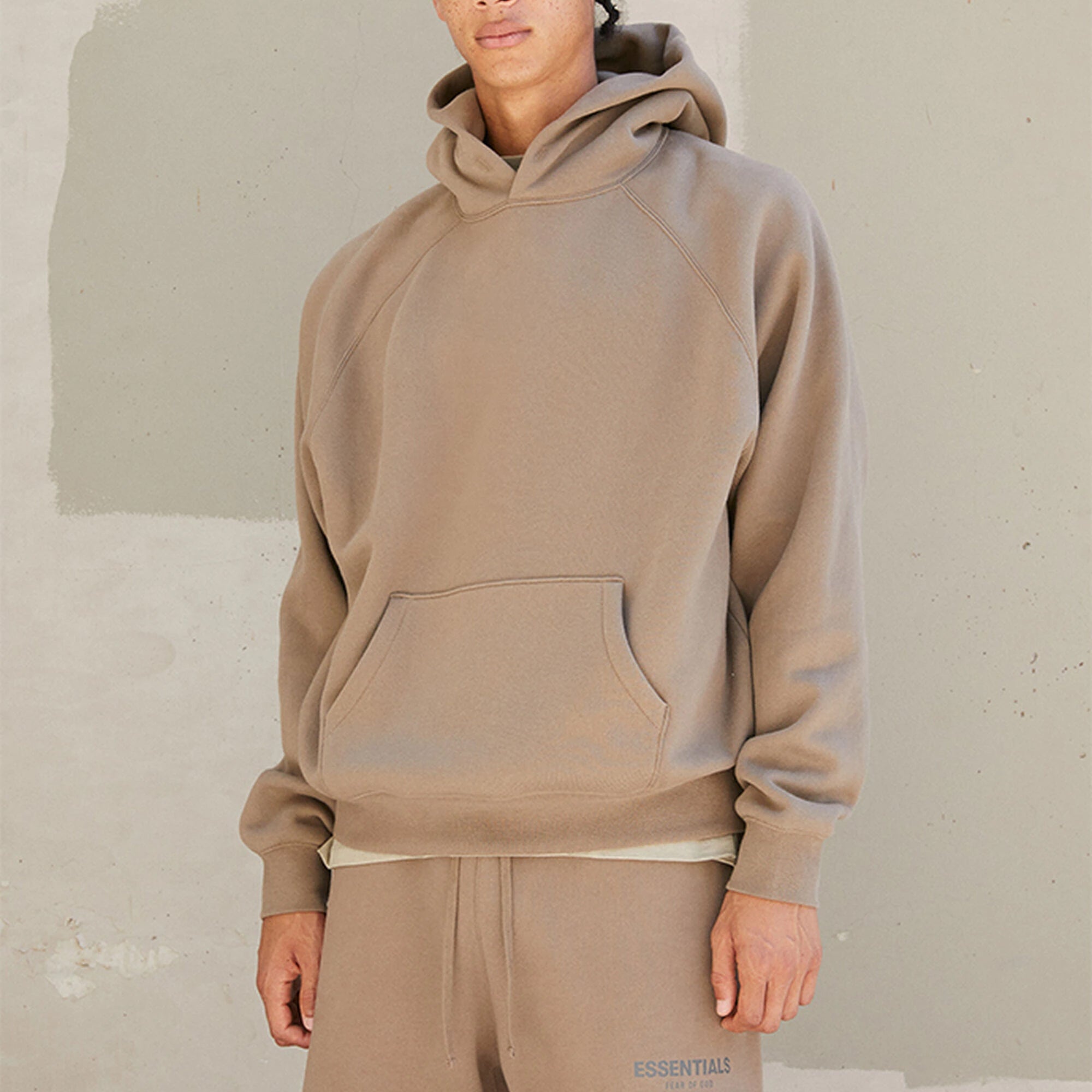 Fear of God Essentials FW21 Pullover Logo Hoodie 'Harvest' FOG-FW21-002 - 4