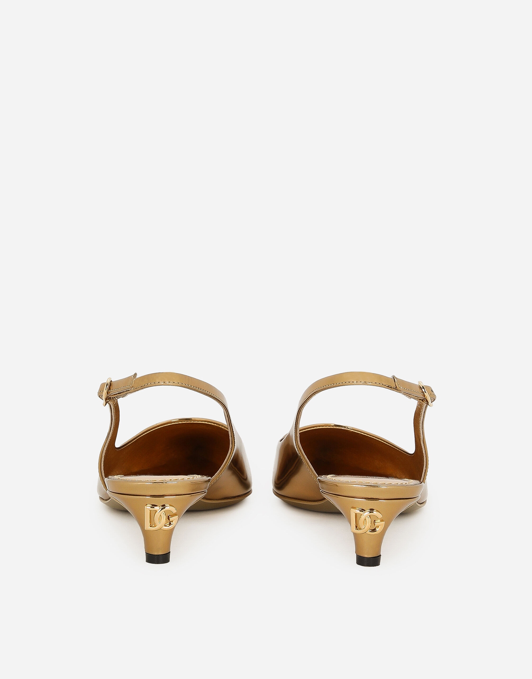 Calfskin slingbacks - 3