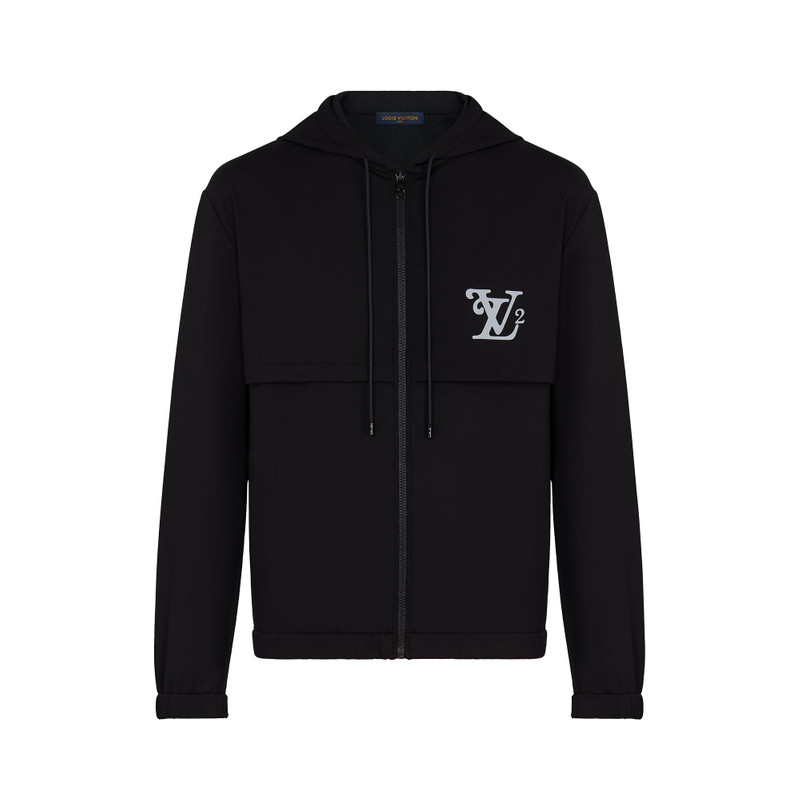Squared LV Zipped Hood Blouson - 1