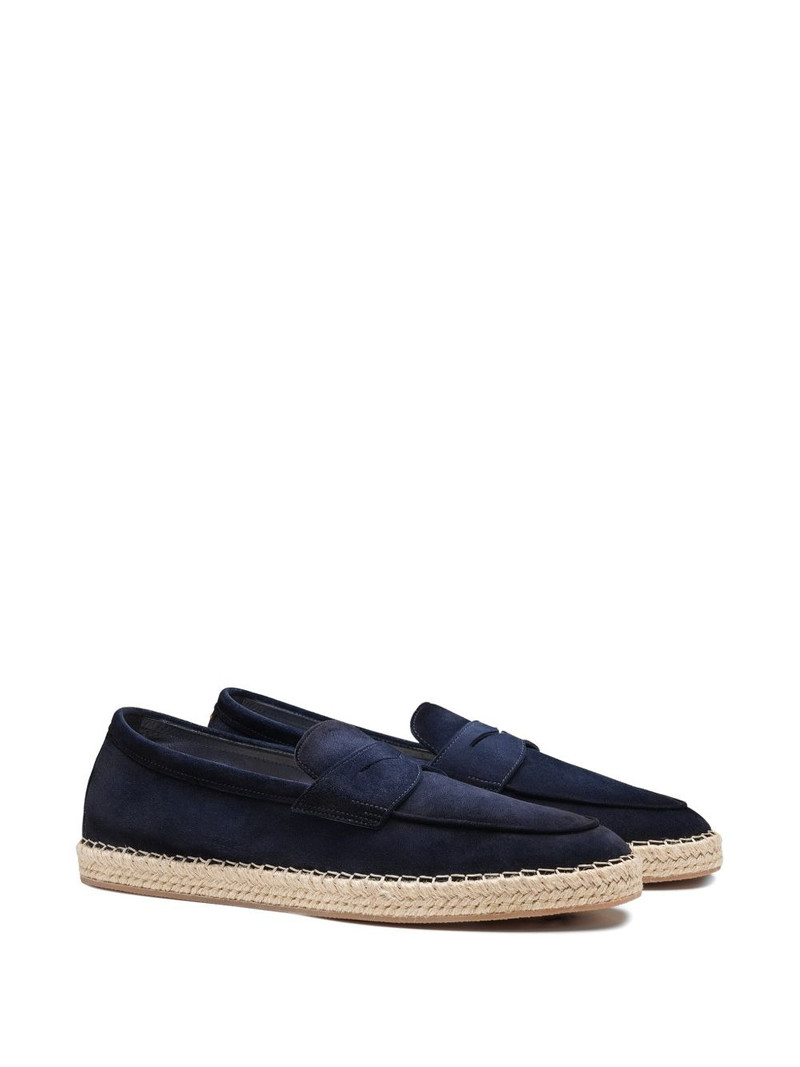 Santoni suede espadrilles outlook