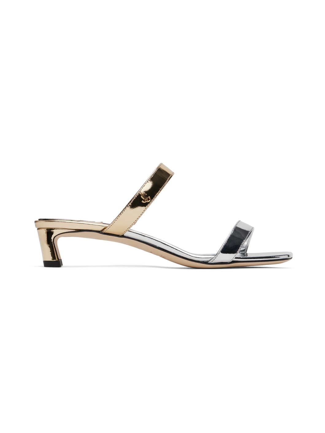 Silver & Gold Kyda 35 Heeled Sandals - 1