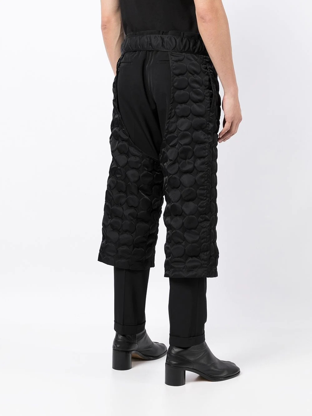 quilted high-waisted chaps - 4