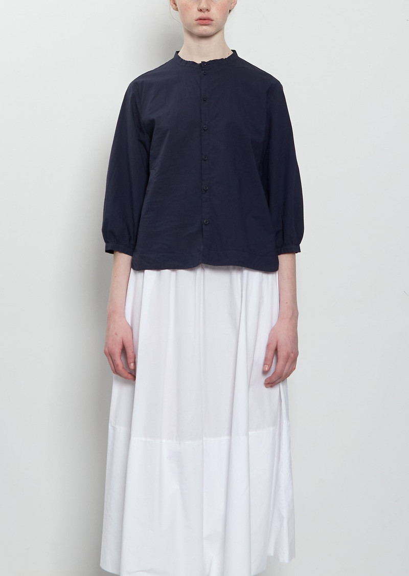 Micra Sushi Light Poplin Blouse — Atlantic 1