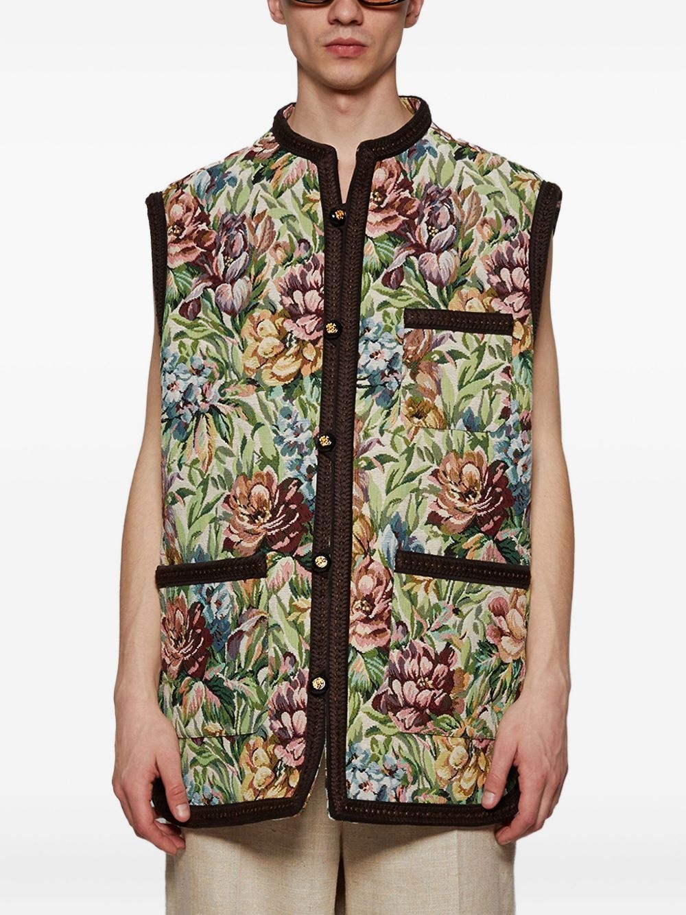 Apres L'hiver-jacquard vest - 3