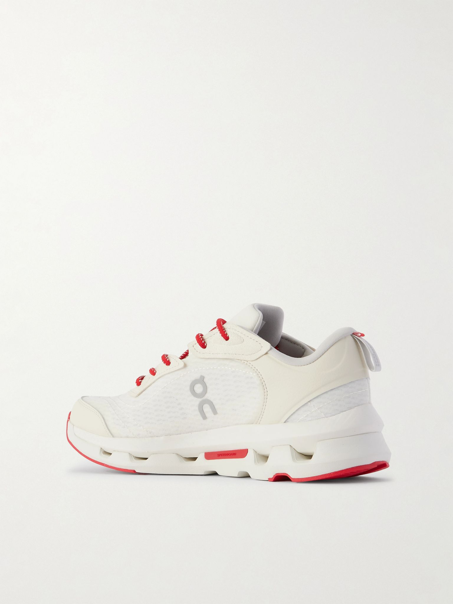 + Zendaya Cloudzone Moon rubber-trimmed recycled-mesh sneakers Ivory - 3