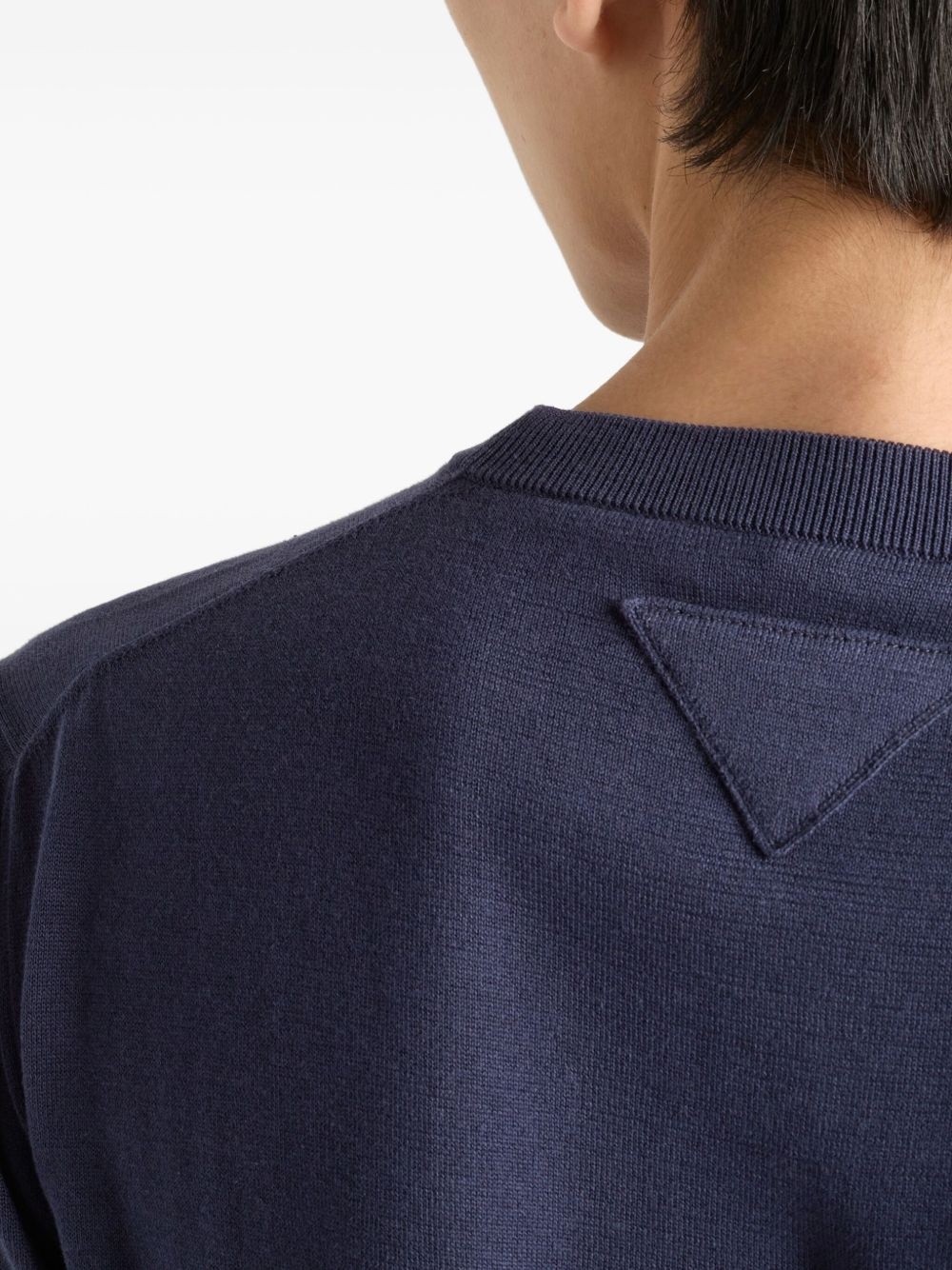 Cotton crew-neck sweater - 6