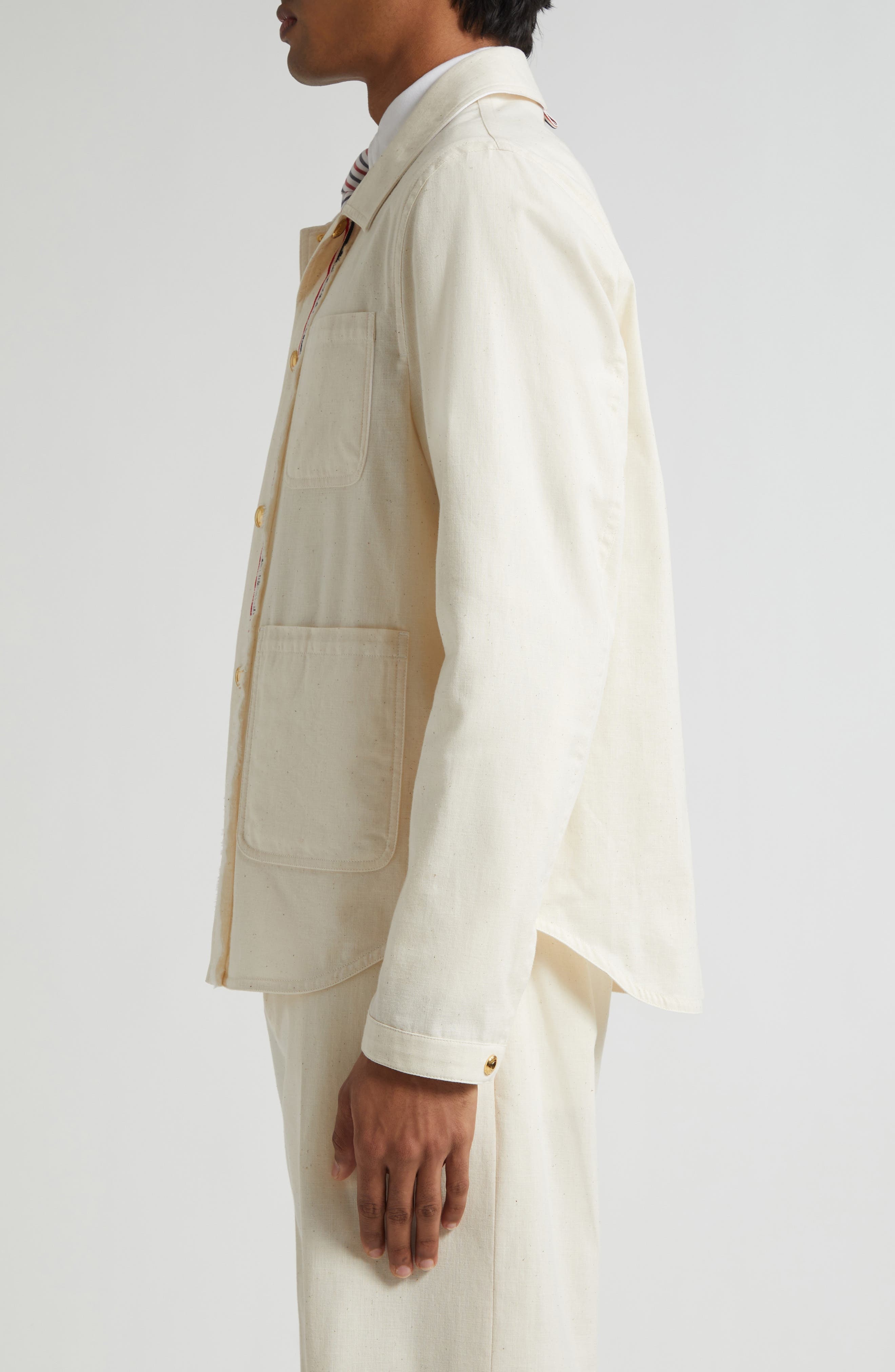 Thom Browne RWB Muslin Utility Jacket at Nordstrom - 4