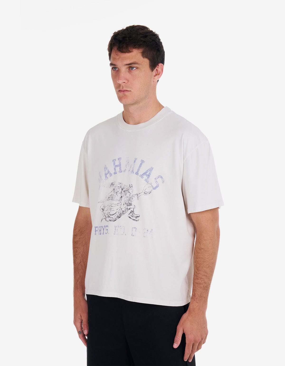 Nahmias White PHYS. ED. Boxy T-Shirt - 3