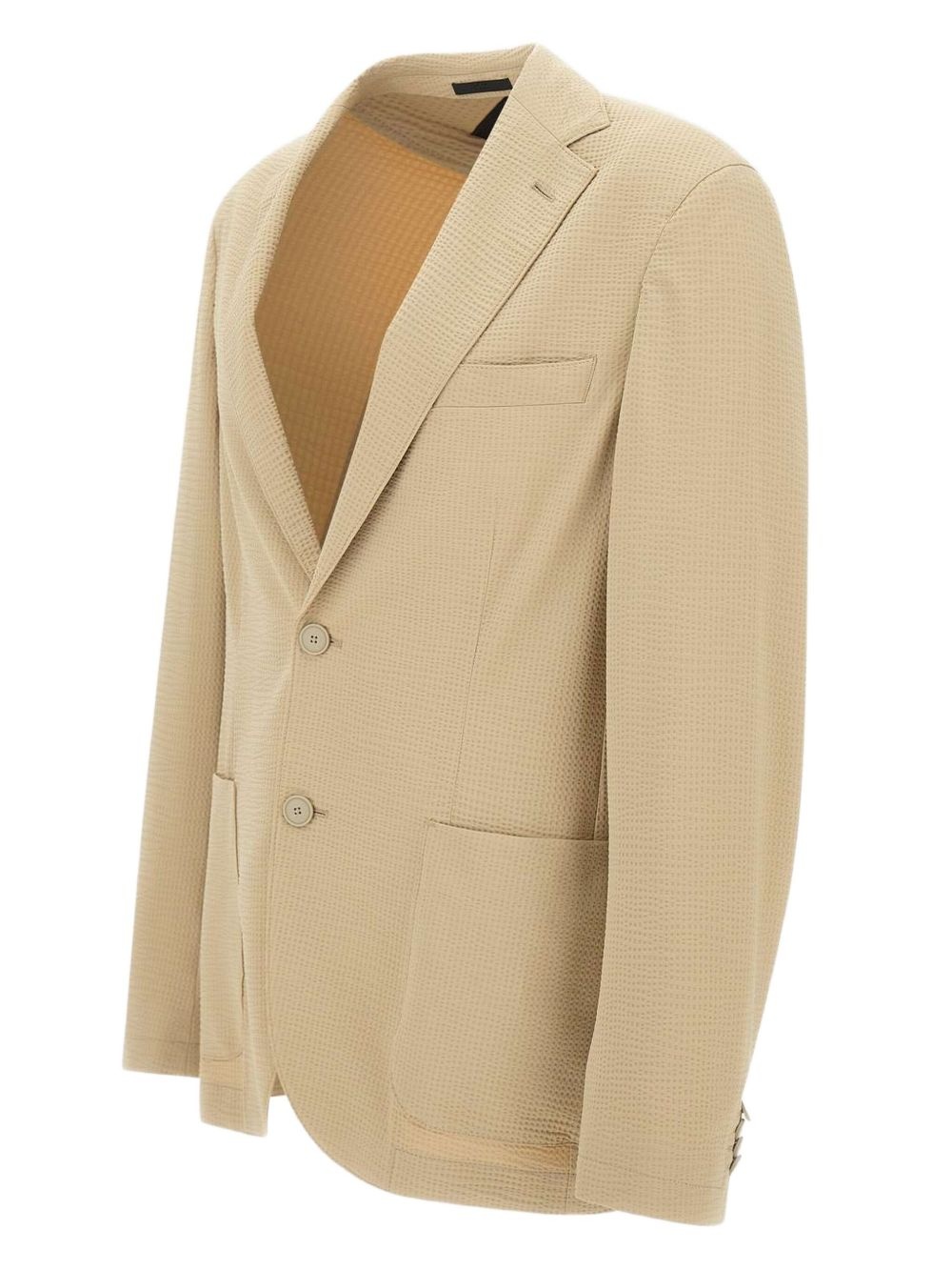 textured blazer - 3
