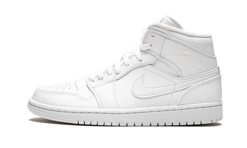 Air Jordan 1 Mid "Triple White" - 1