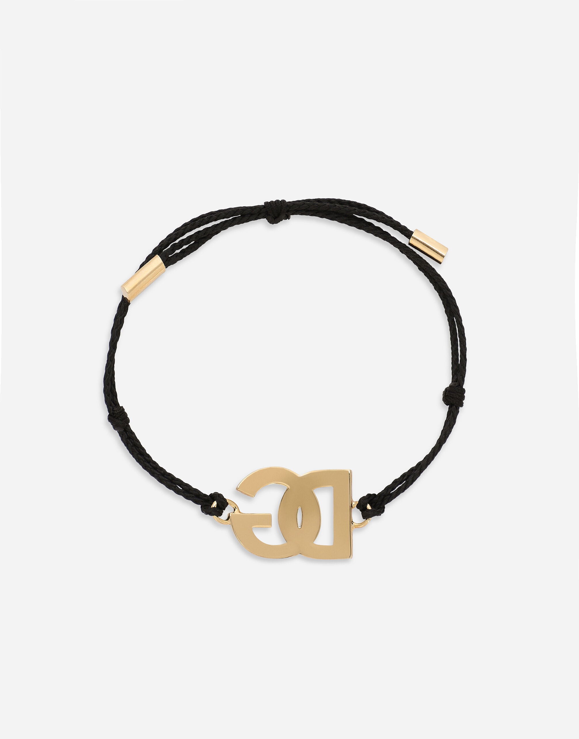 Cord bracelet with large DG logo - 4