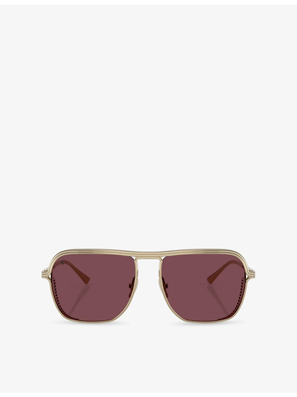 FH1014T Square-Frame Metal Sunglasses - 1