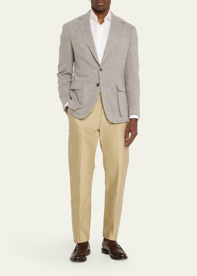 Ralph Lauren Men's Kent Bellows Herringbone Sport Coat outlook