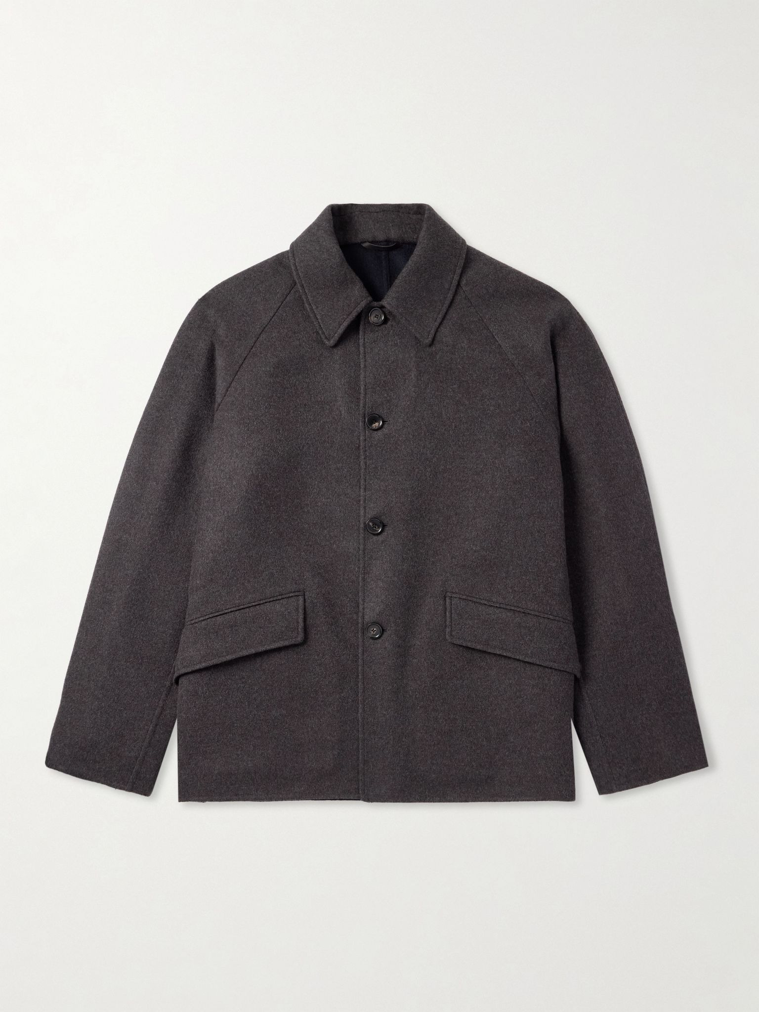 Narvik Oversized Cashmere Coat Gray - 1