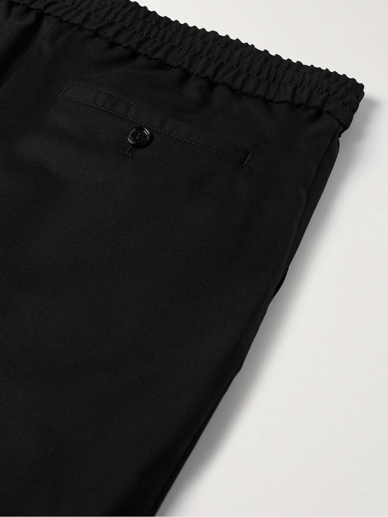 Slim-Fit Cropped Pleated Virgin Wool Trousers 5